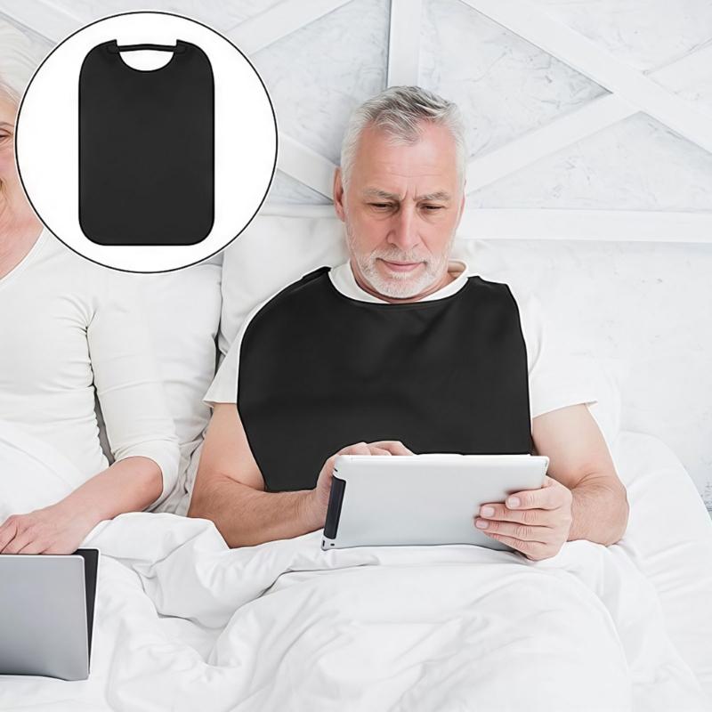 Washable and Easy to Clean Adult Bib for Seniors Waterproof Full Protections Comfortable Polyester Design