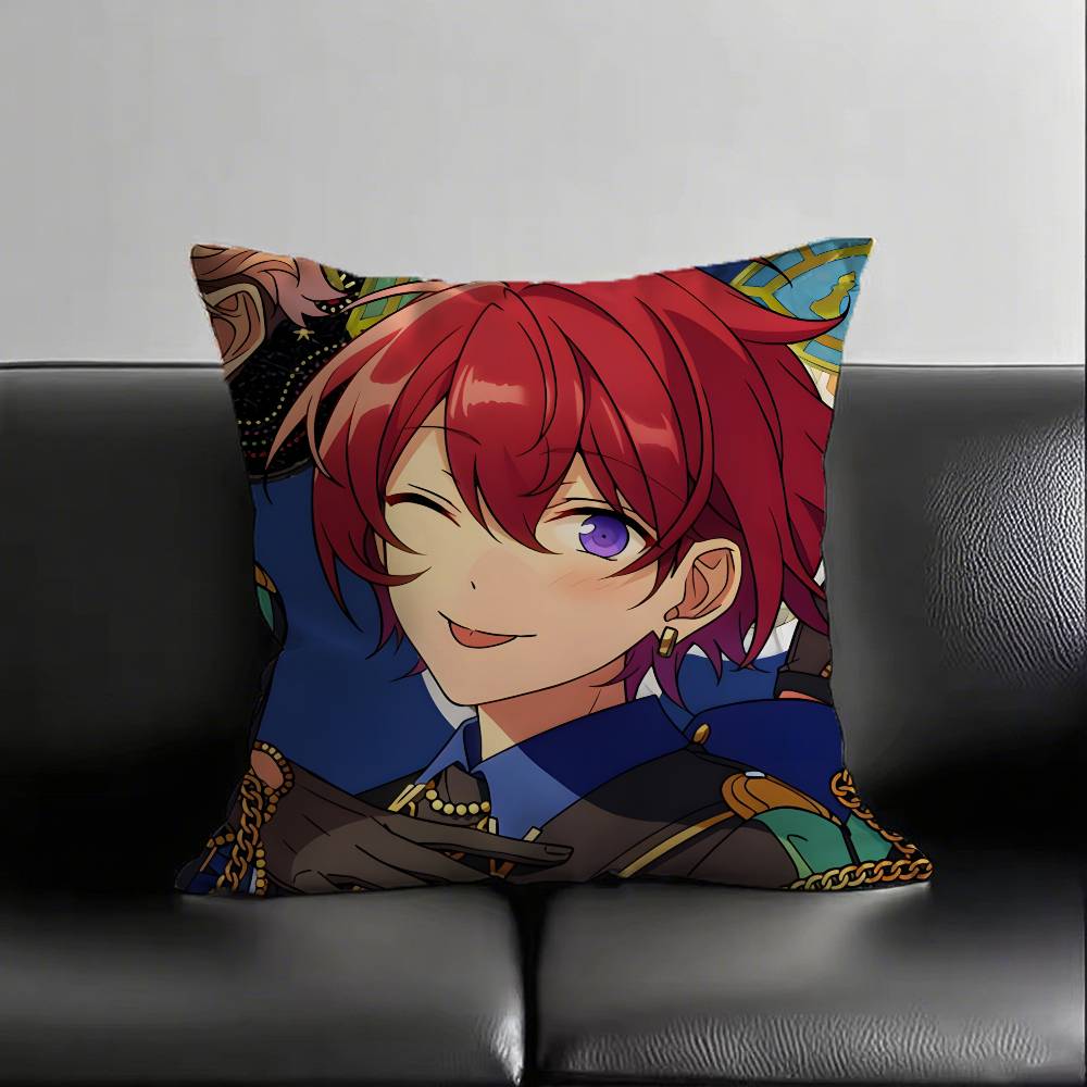 1pc Tsukasa Suou Pillow Case Fashion Square Pillowcase Bedroom Sofa Room Ins Decoration Leisure