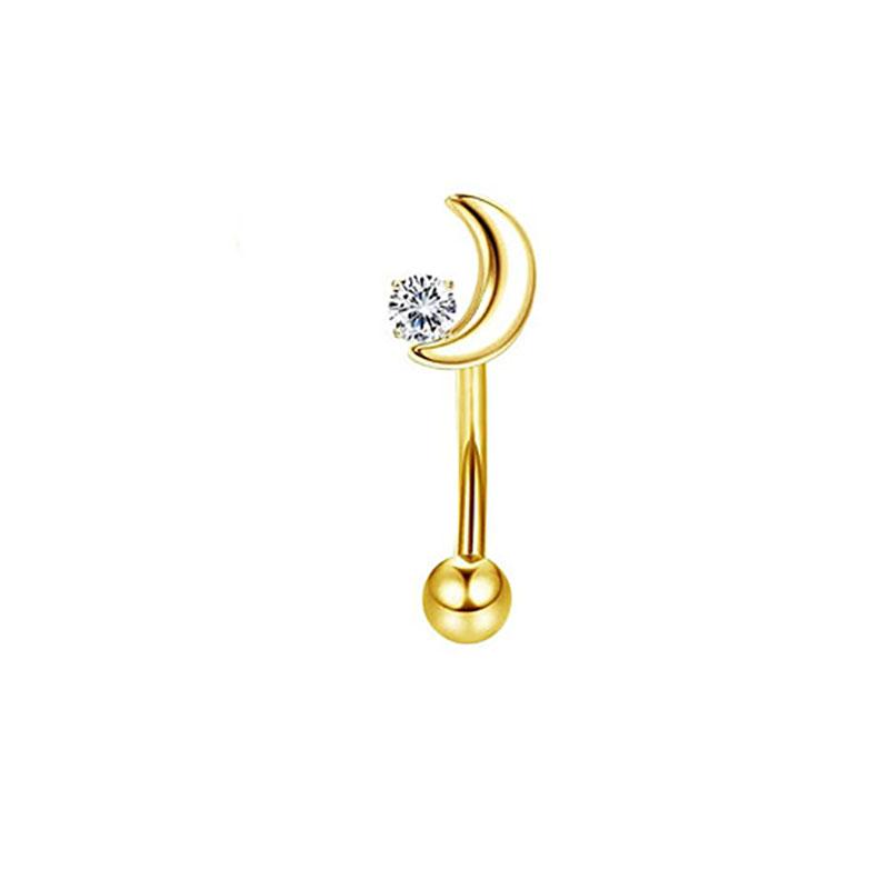 1/11Pcs 16G Eyebrow Rings for Women, Curved Barbell Belly Lip Rings Cartilage Daith Earring Tragus Helix Rook Piercing Jewelry