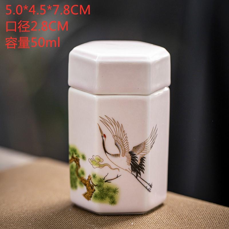 Tea Coffee Sugar Storage Jar China Crafts Decoration Mini Ceramic Jar Kitchen Storage Bottles & Jars Containers Home Decor New