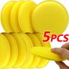 Round Car Waxing Polish Wax Foam Sponge High Density Applicator Pad Cleaning Sponge Auto Detail Washing Car Cleaning Tool