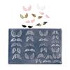 Nails Art Silicone Mold Wing Shape Manicure Training Tool Professional Manicure Supplies Perfect for Various Occasion
