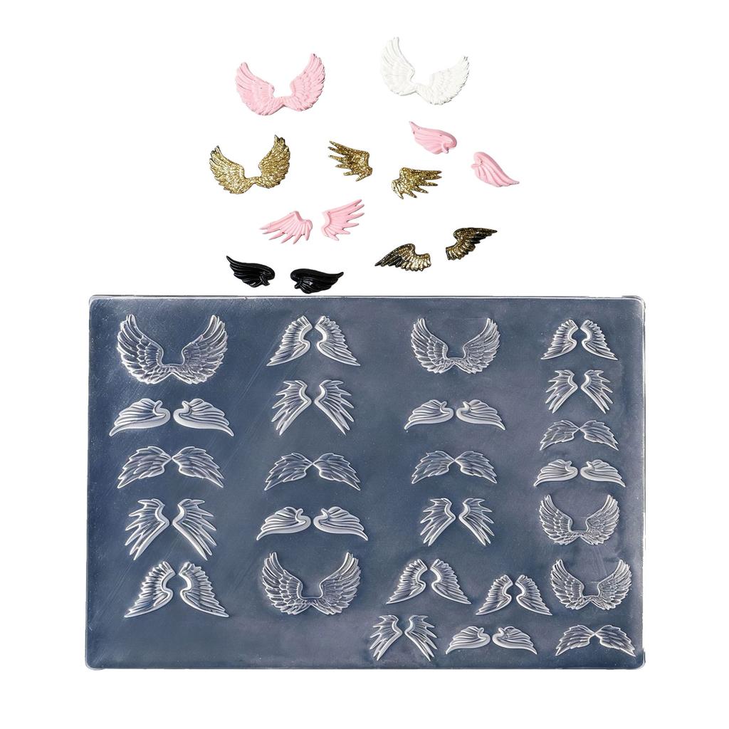 Nails Art Silicone Mold Wing Shape Manicure Training Tool Professional Manicure Supplies Perfect for Various Occasion