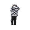 Vans Schachbrett Sherpa Fleece Jacke Schwarz Weiß Unisex VN00091BBSU