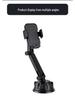 Universal Adjustable Car Console Phone Holder with Suction Cup for Trucks & Ride-hailing Vehicles