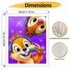 Disney Chip n Dale digital oil painting art kit DIY handmade home decoration gift