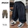 Boys' 2025 Spring/Autumn Cargo Pants: Stylish and Trendy Toddler Casual Wear
