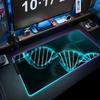 Gene Mouse Pad RGB Gaming Mousepad Big LED Pad PC Desk Mat Luminous Mouse Pad Large Keyboard Mats Table Rug With Backlit