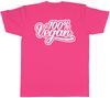 100 Vegan Unisexs Unisexs Ladies TShirt Tee