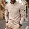 Men's Retro Casual Long Sleeve T-Shirt Loose Fit