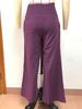 Cross2026 Women's Comfortable Cotton Linen Mid-Waist Long Pants - Casual Spring European American Style
