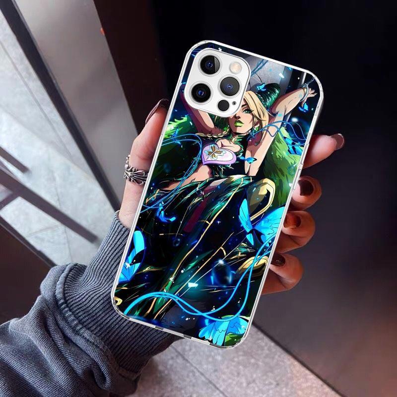 JoJo's Bizarre Adventure Cool Phone Case For iPhone 17 Air 11 13 Mini 14 15 Plus 16 12 Pro Max 16E SE 7 8 Pattern Soft TPU Back