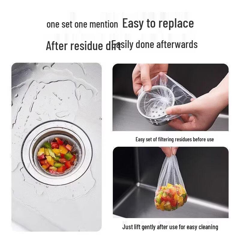ZISIZ Disposable Kitchen Sink Strainer Mesh