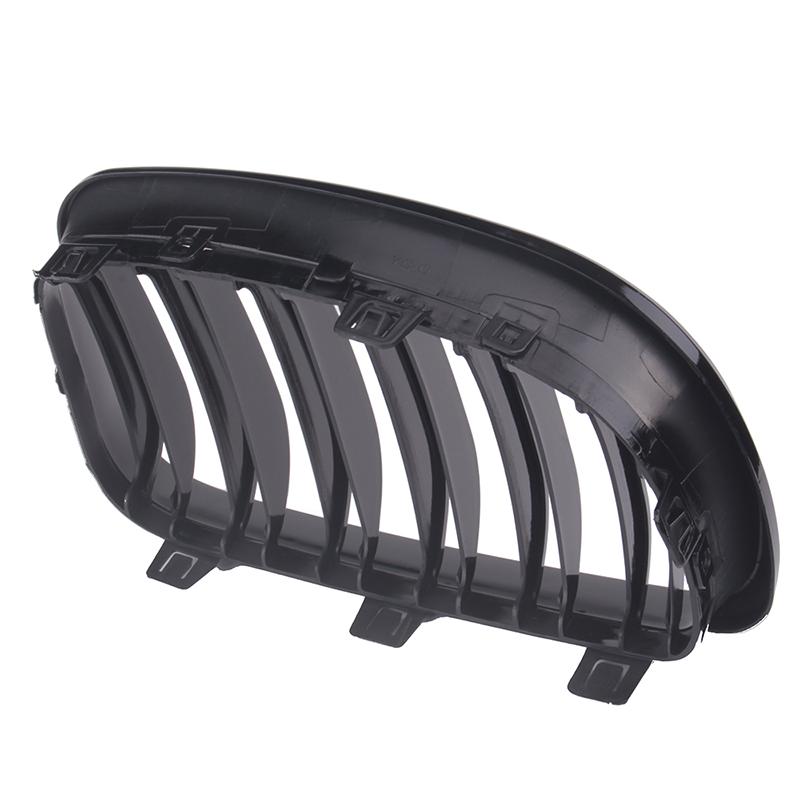 Rhyming Car Nierengrill Dual Single Slat Black Sport Racing Grille für BMW 1er E81 E82 E87 E88 2008–2013 Auto