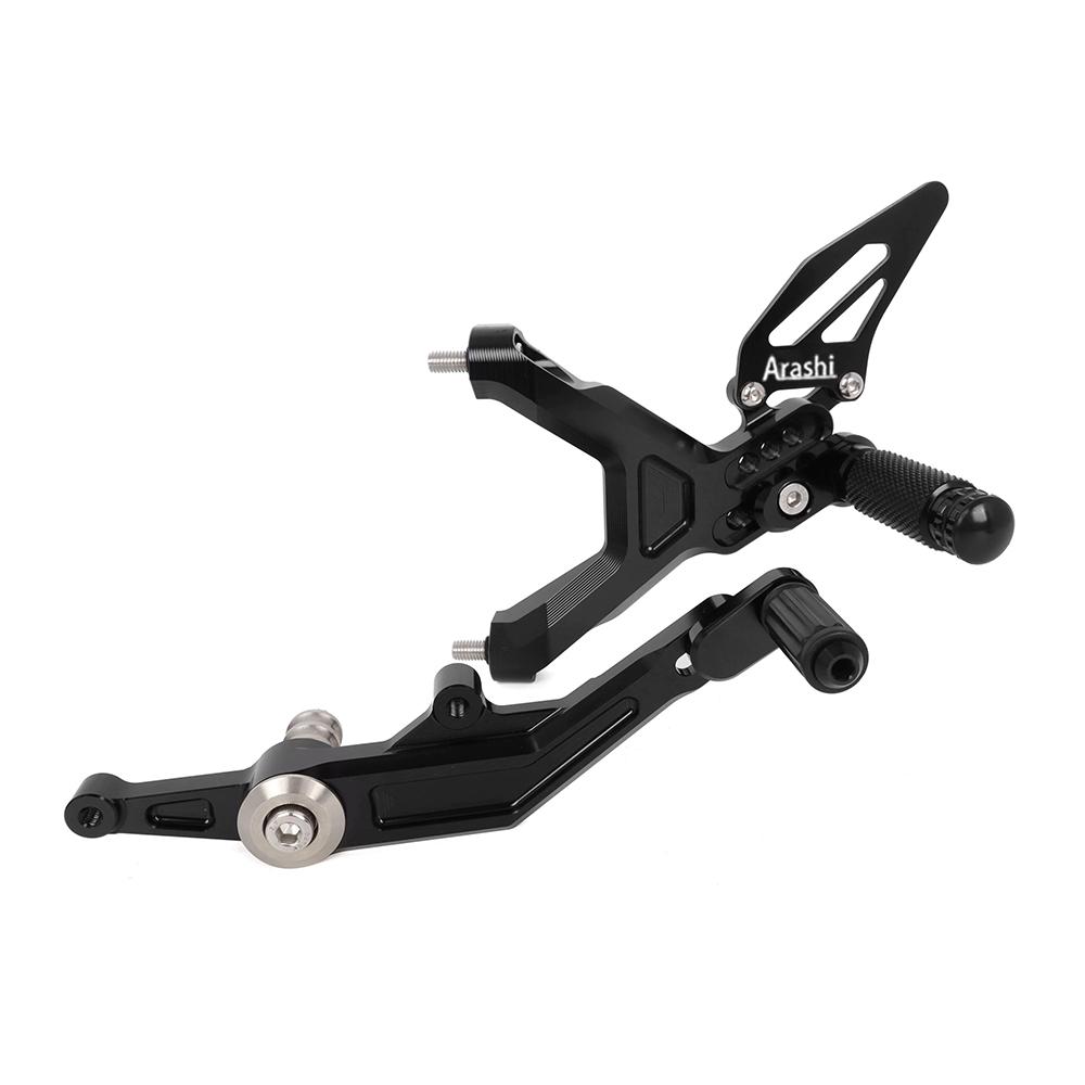 Motorcycle CNC Adjustable Rearset Front Foot Pedal For BMW S1000RR 2019-2024 M1000RR 2021-2023 Racing Foot Pedal