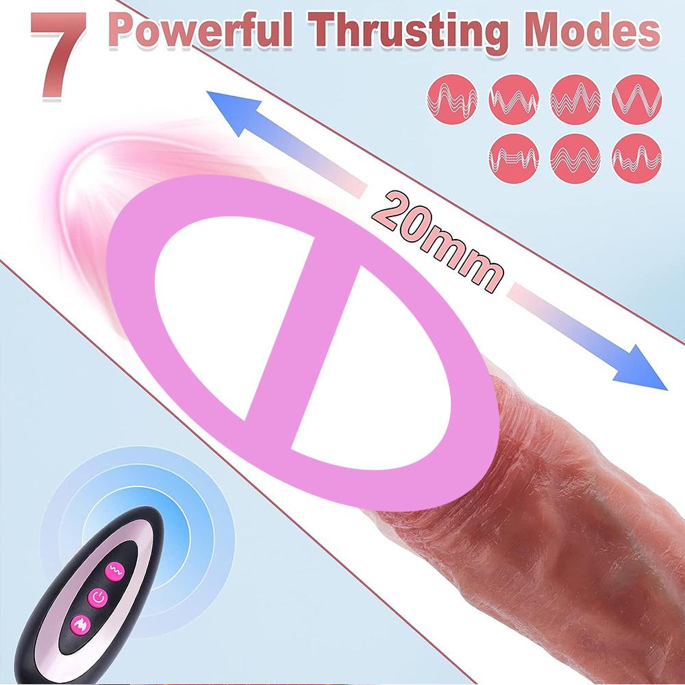 Realistische Heizung Stoßdildo G-punkt Klitoris Anal Stimulator Silikon Saugnapf Riesigen Penis Erwachsene Sex Spielzeug für Frauen Paar