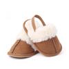 Winter and Autumn Baby Girl Boy Cotton Mop TPR Sole Anti Slip Solid Three Colors Warm Newborn Toddler Shoes First Walkers BC2345