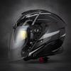 3/4 Open Face Helmet for Harley Motorcycle and Cruise Off-Road Gear Motorcycle Protection Helmets Off-Road Casque Capacete