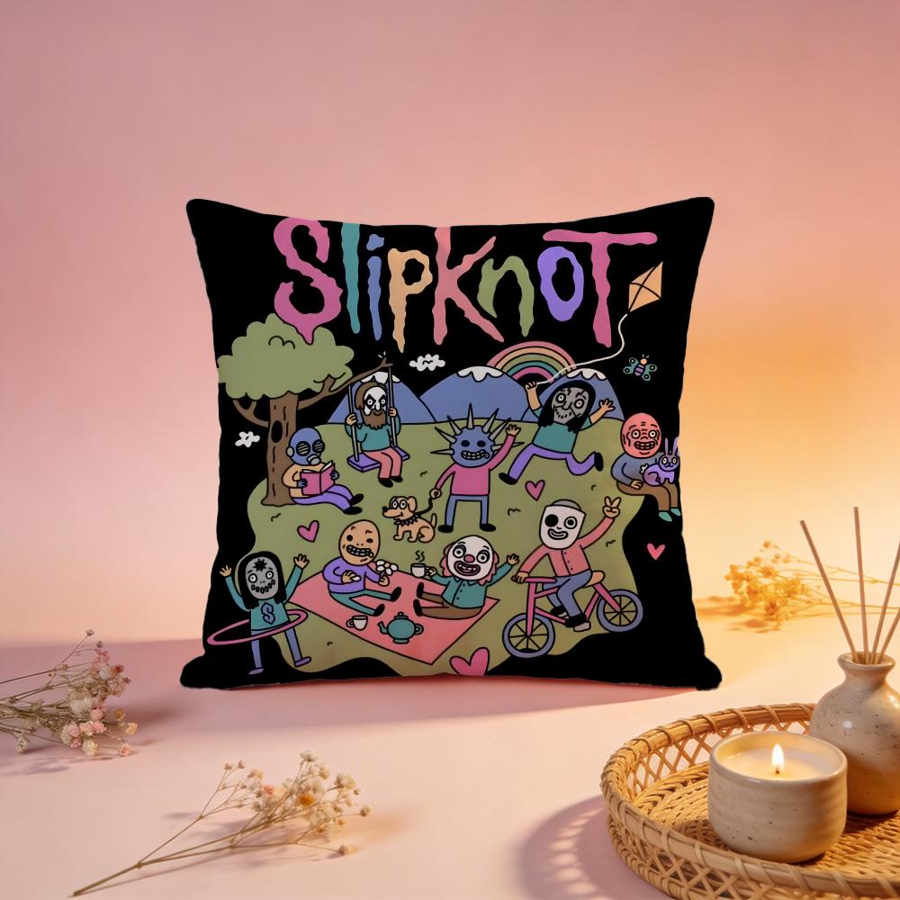 Fashion SSlipknotful Cushion Cover Comfortable Durable Pillow Cover MultiScene for Home Office Car Sofa