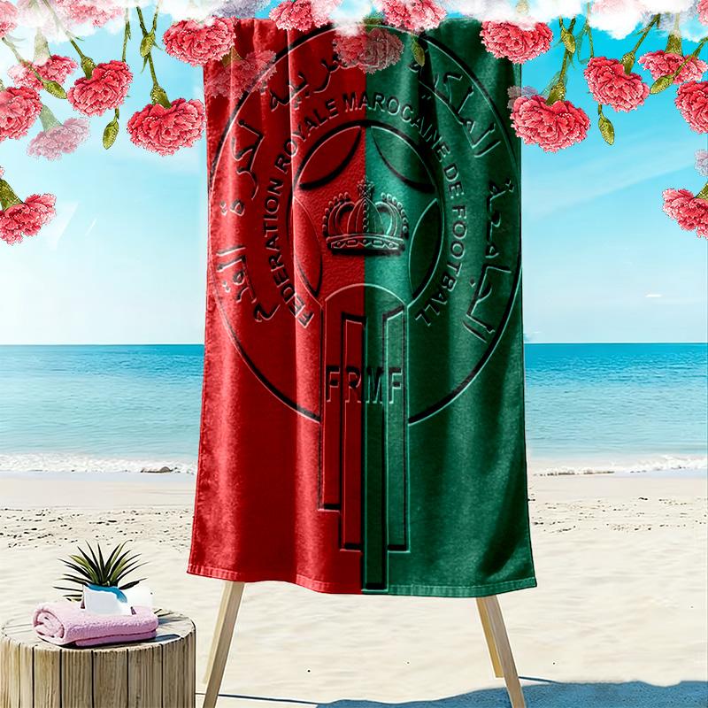 FRMF 2D Flat Print Beach Towel, Large Soft Quick Dry Towel for Beach Camping Swimming.NSTJ0928473