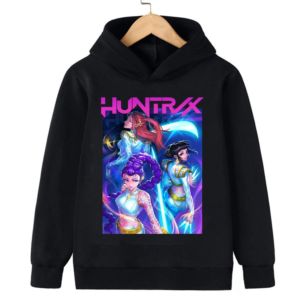 Zimní Nová Mikina s Kapucí Saja Boys Band Kpop Ďábel Pop Ďábel Lovec Inspirovaný Film Unisex Vysoce Kvalitní Módní Top