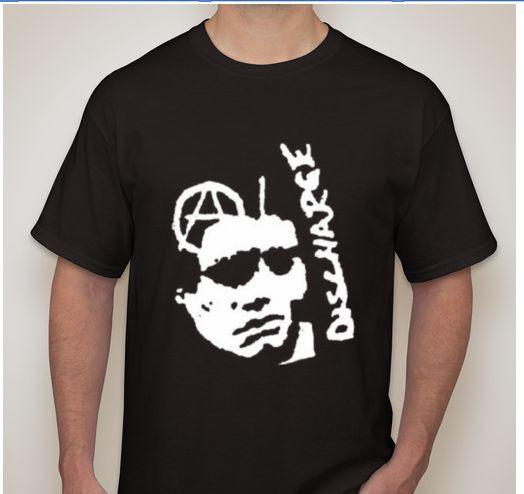 DISCHARGE Anarchy symbol Punk rock hardcore thrash band T shirt S
