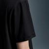 Bequemes Modisches Schweißabsorbierendes Schnelltrocknendes Lässiges Kurzarm-T-Shirt Herren Tops Schwarz 1MF11770553