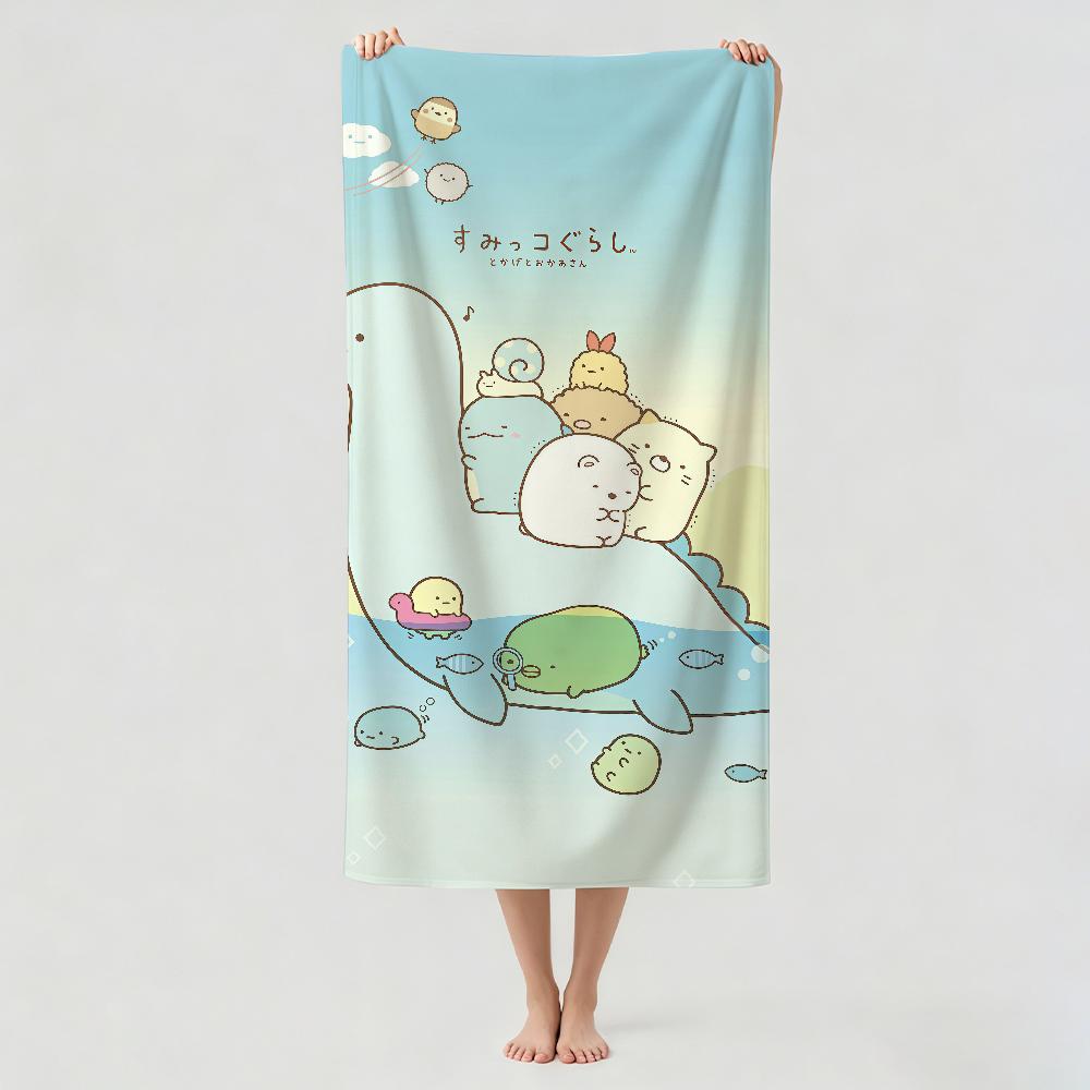 Мультяшный милый S-Sumikko G-Gurashi Полотенце Сушка Банное Полотенце Подходит Для Легкого Плавания Кемпинга Йоги Пляжа На Улице STJ40x70CM