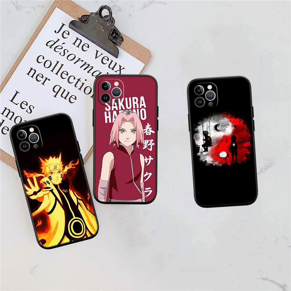 LO9 Anime Naruto Soft Shell Phone Case for Samsung Galaxy S20 S21 S22 Ultra FE + Plus A21S A22 A24 A25 A26 A30 A30S A31