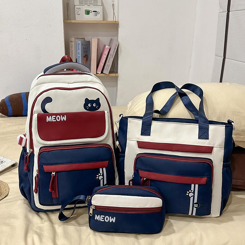 Schoolbag Schoolbag Female High School Student High Value Large Capacity Girl Junior High School Student Backpack Girls 1011 New Student Backpack