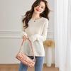 Srcr Women's Soft Cashmere Blend Round Neck Sweater