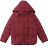 Women's Versatile Hooded Thickened Cotton Coat - Trendy 2025 Winter Fashion