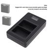 Camera Flash Charger Fit for VB26 VB26B VB30 Battery 5Wx2 Camera Flash Dual Battery Fast Charger with Smart Display