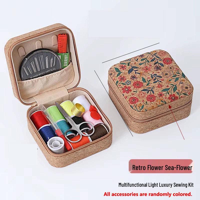 Portable Needle and Thread Kit - Home DIY Sewing Tool Set, Household Sewing Box