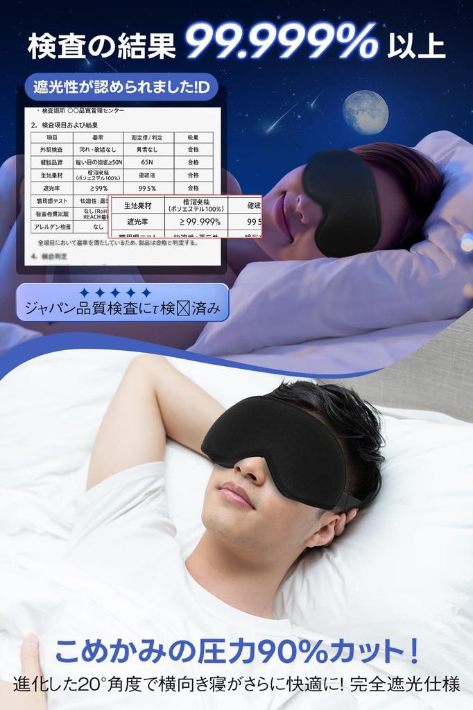 Sucedul 2025 Sleeping Eye Perfect for Side Light Restful 3D Blindfold by Over 1 Million Asian Perfect for and Air Travel Mask, Sleepers, Summer,