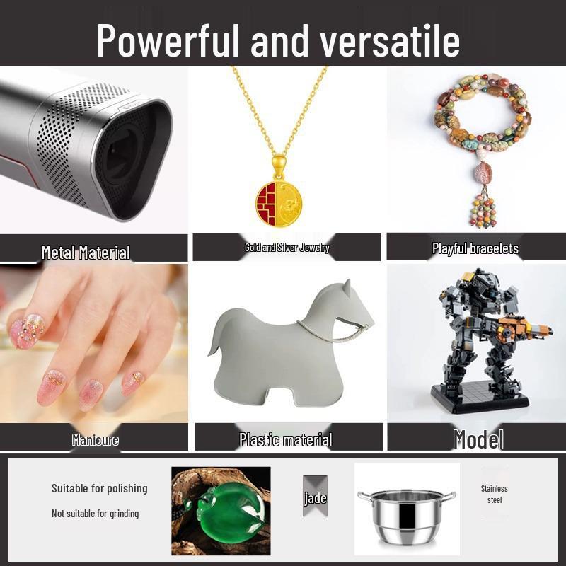 Double-sided Wenwan Polishing Block: Multi-surface Sandpaper and Sponge Tool