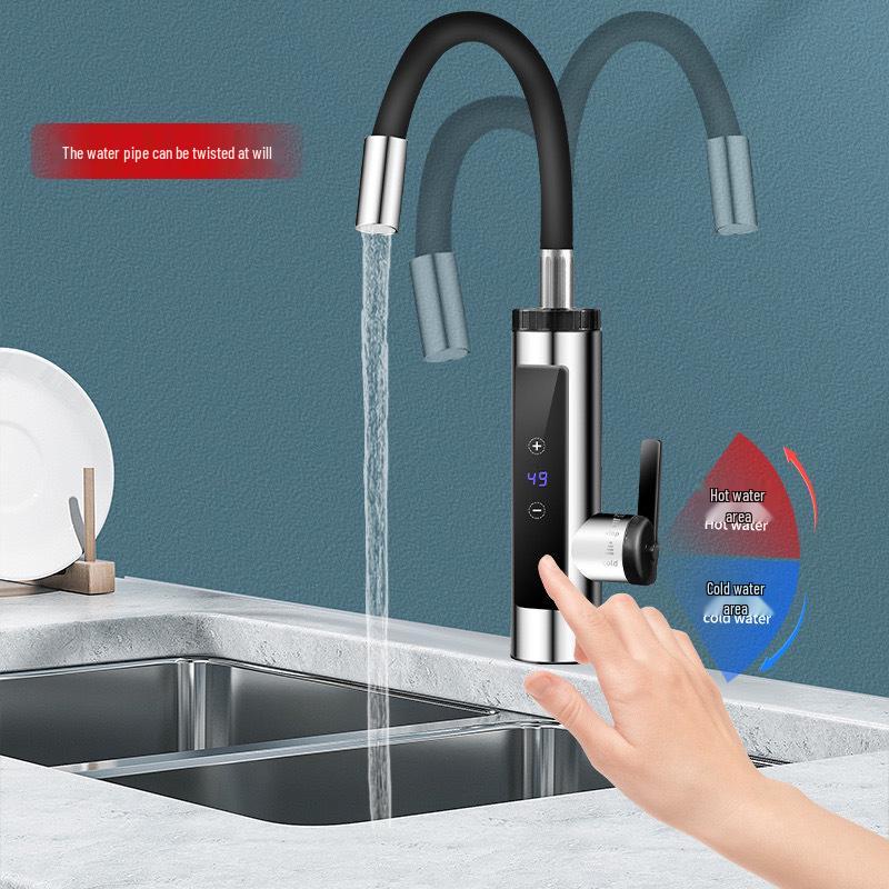 

Быстронагревающийся электрический водопроводный кран двойного назначения с цифровым дисплеем US Standard 110V