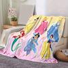 1pc Princess Printing Blanket - Soft, All-Season Throw for Living Room, Bedroom,Personalized Gift with Adorable Cartoon Design
