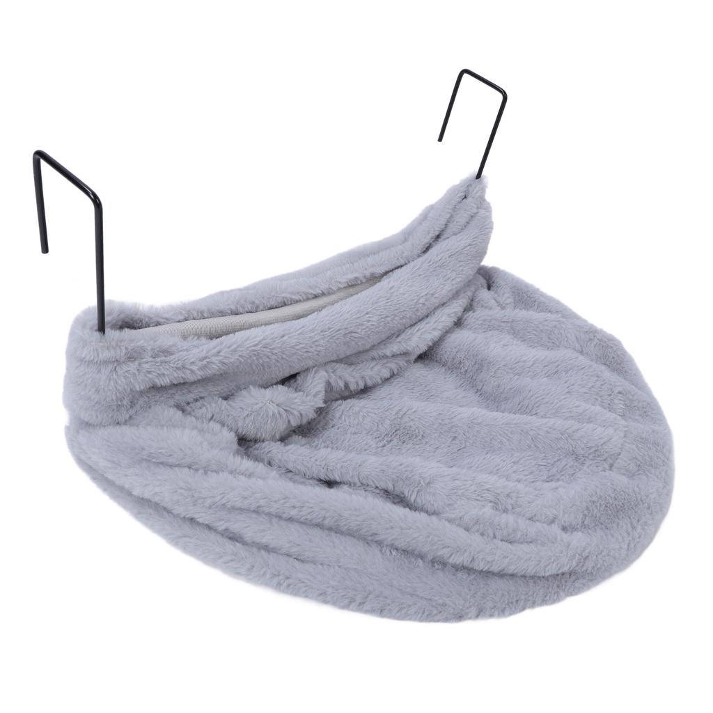 Cat Hammock S Style Plush Space Saving Soft Warm Enhanced Comfort Cat Hammock Bed for Home Indoor