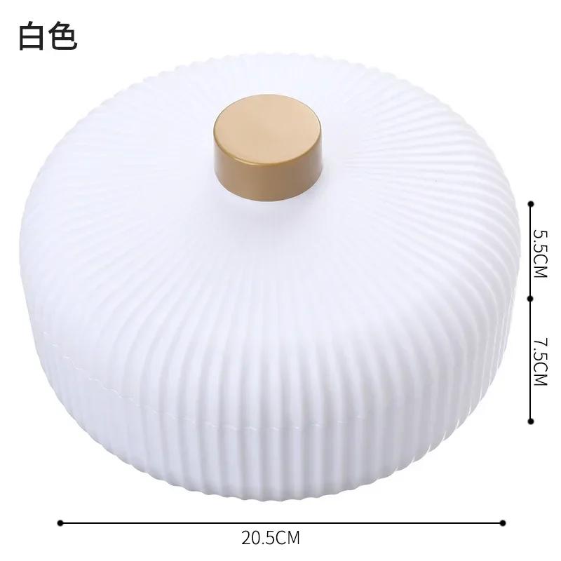 New Household Table Light Luxury Fruit Plate Living Room Grid Dry Fruit Plate Candy Dish Plastic Dried Fruit Snack Tray With Lid