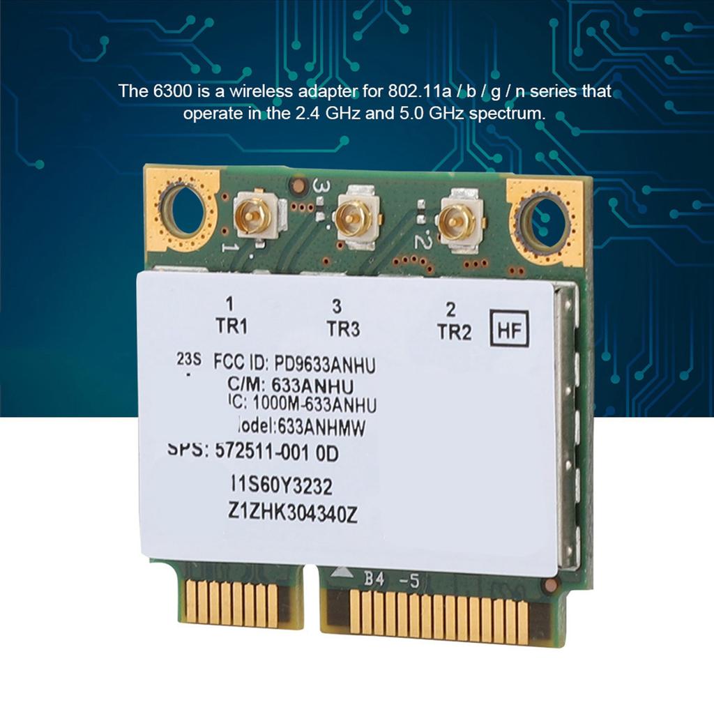 For Intel 633ANHMW Network Card Wireless‑N Wifi Card for Lenovo Thinkpad T420i T420S