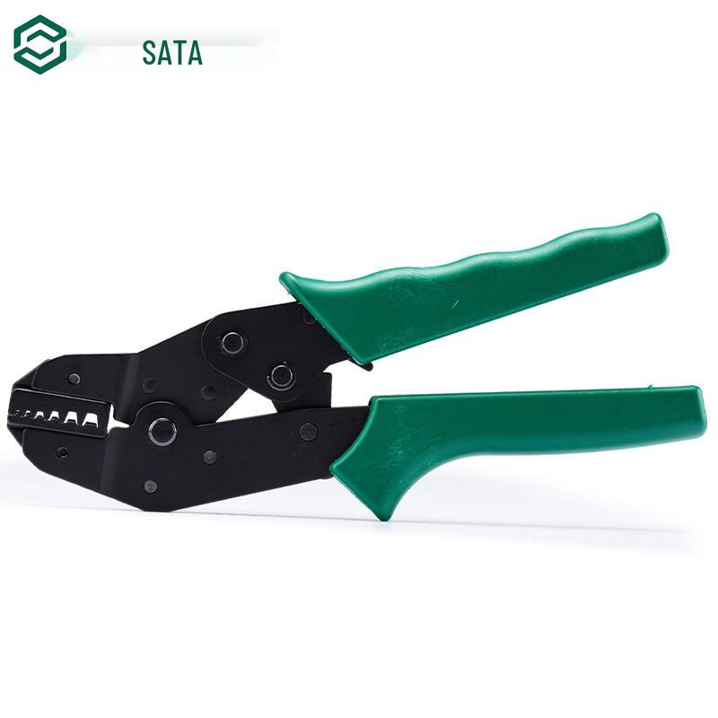 SATA Precision European Terminal Crimping Pliers 7.5 inch (0.25-6mm²)