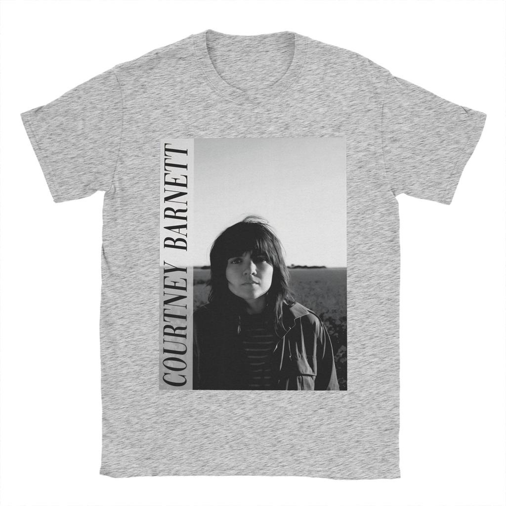Courtney Barnett Australian Singer TShirt for Unisex Vintage 100 Cotton Tees Crew Neck Short Sleeve T Shirt Graphic Clothes