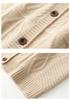 Women's Early Autumn Cashmere Cable Knit Sleeveless Vest Sweater Top