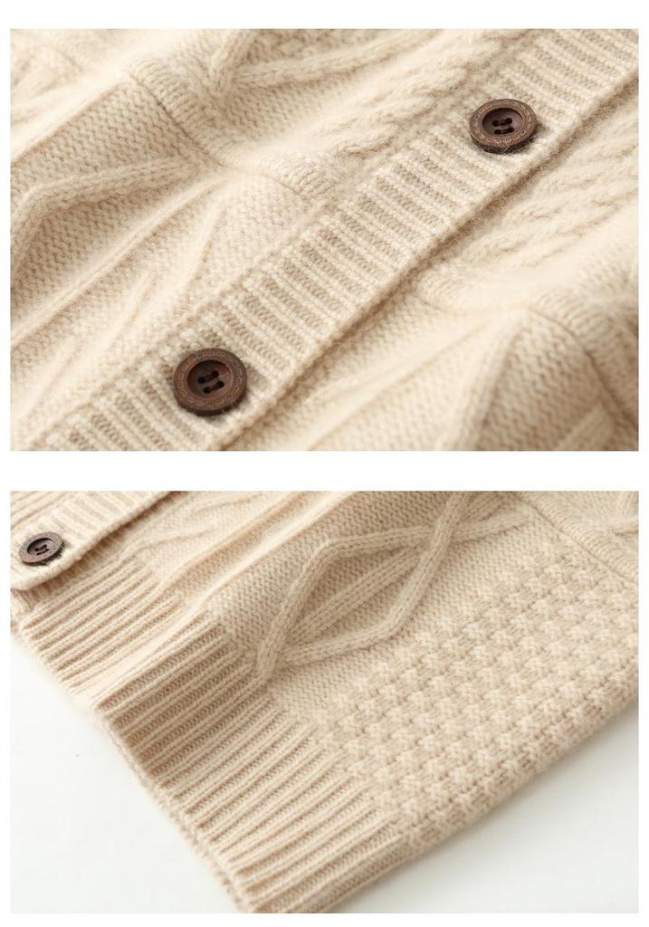 Women's Early Autumn Cashmere Cable Knit Sleeveless Vest Sweater Top
