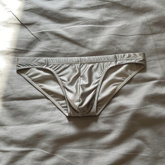 Pánské slipy Volný střih Elastické Střední pas U-vypouklé Kalhotky Jednobarevné Vysoká elasticita Prodyšné Spodní prádlo na spaní