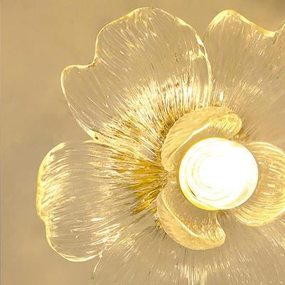 KY LEE Ceiling Light Stylish LED Petal Ceiling Light for and Nordic Style Rooms Tatami No Installation Required Suitable for Living Dining and
