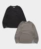 PLACESTUDIOMAN Basic Color Block Minimal Fingerhole Daily Long Sleeve T-Shirt _2 Colors