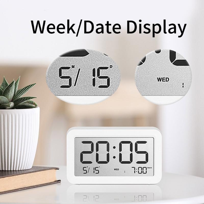 Table Clock, Quiet Timepieces Digital Clocks for Students and Professional, Easy to Read Display