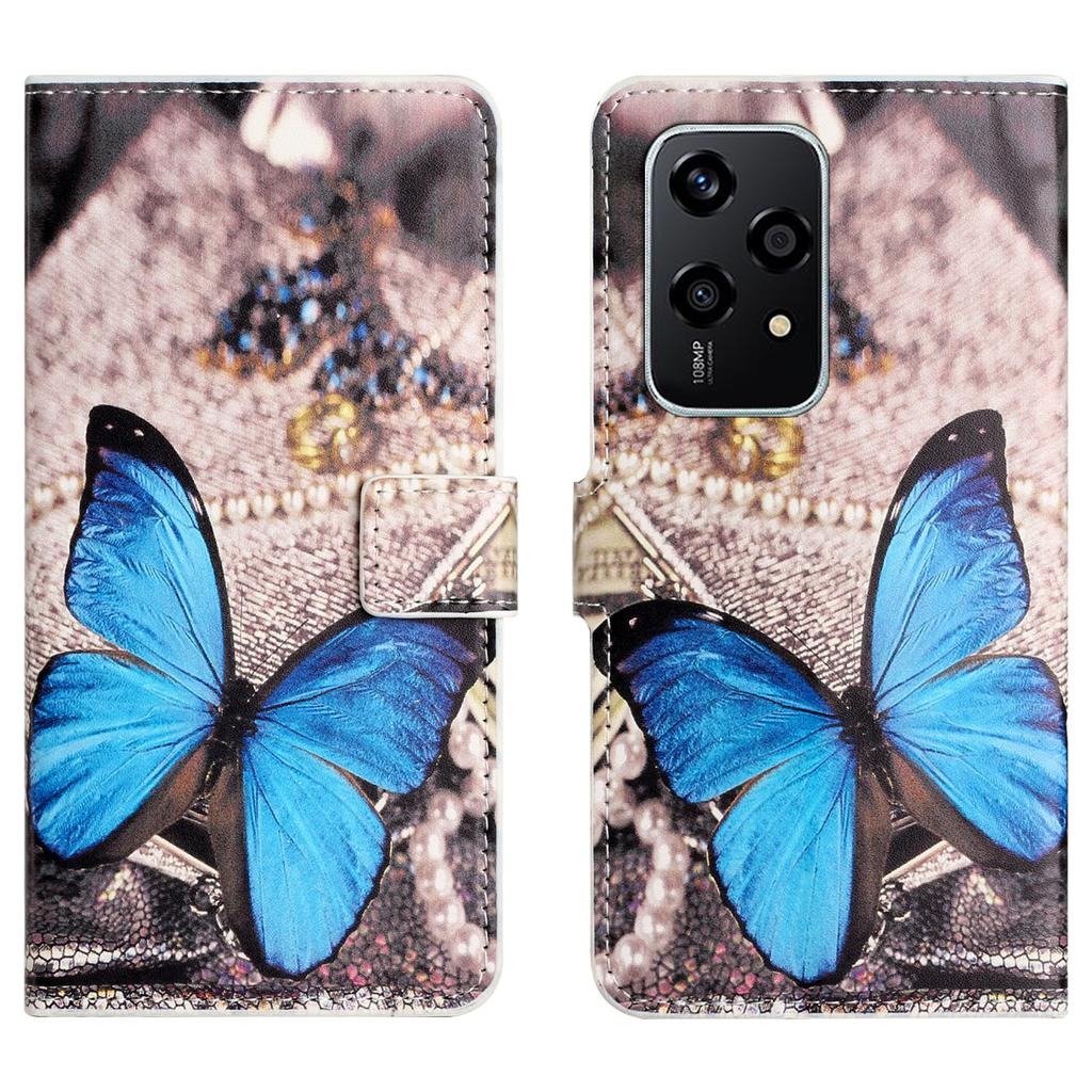 For Honor 200 Lite Case Pattern Printing Flip Leather Wallet Cover Cell Phone Accessory Wholesale